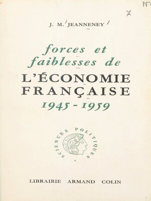 cover image of Forces et faiblesses de l'économie française